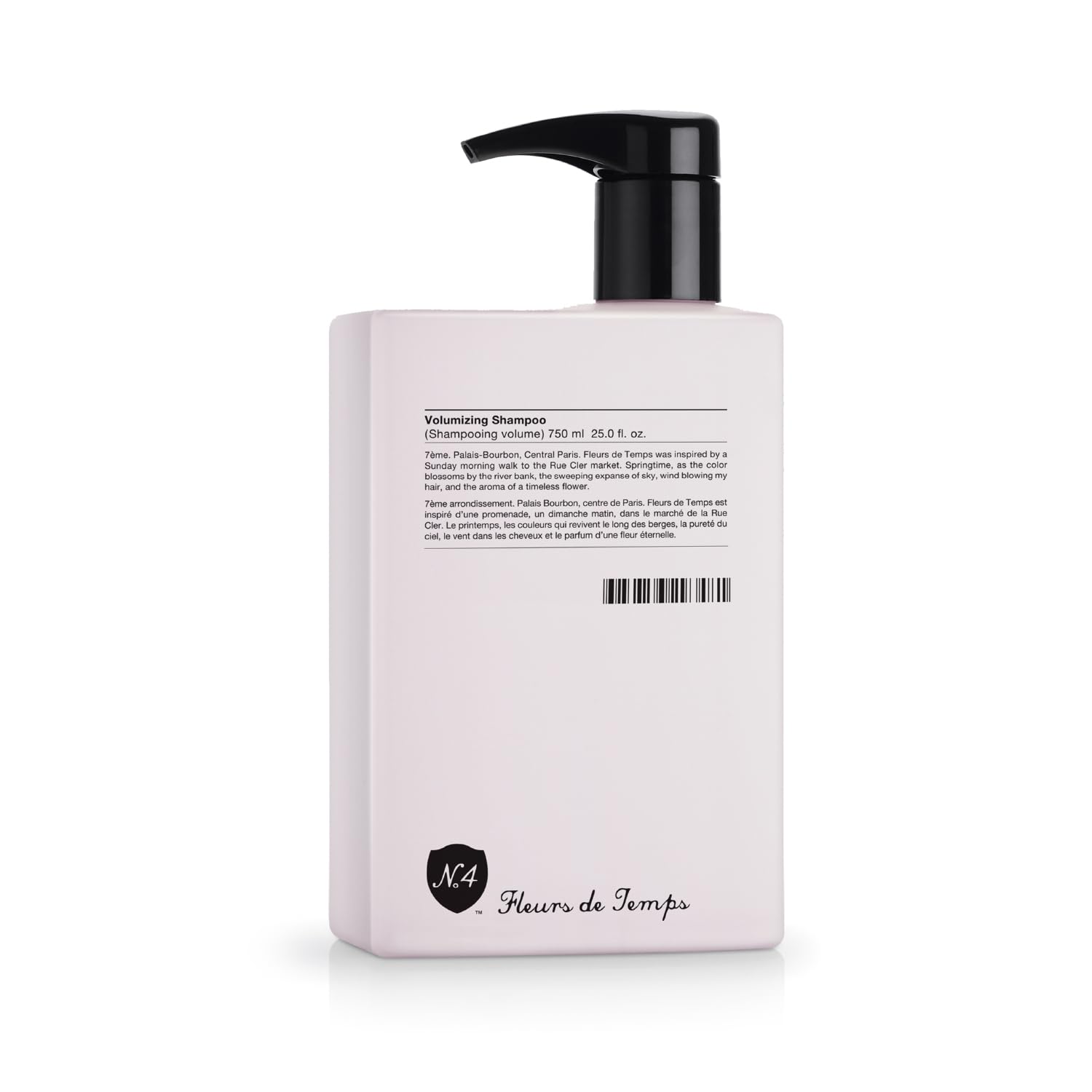 Number 4 Hair Shampoo volumizing bottle boosts fullness for daily care.