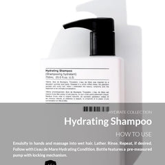 Number 4 Hydrating Shampoo soothes dry scalp with refreshing hydration and gentle care.