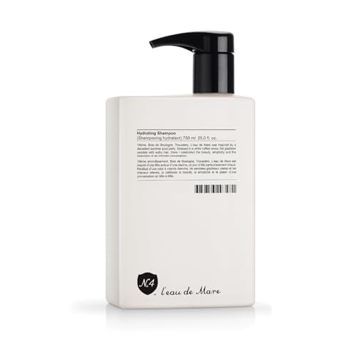 Number 4 Hydrating Shampoo rich lather spreads evenly for gentle cleansing.