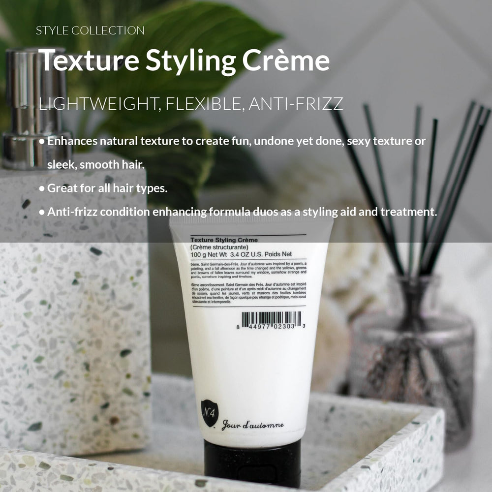 Number 4 Texture Styling Creme pump dispersion for easy use