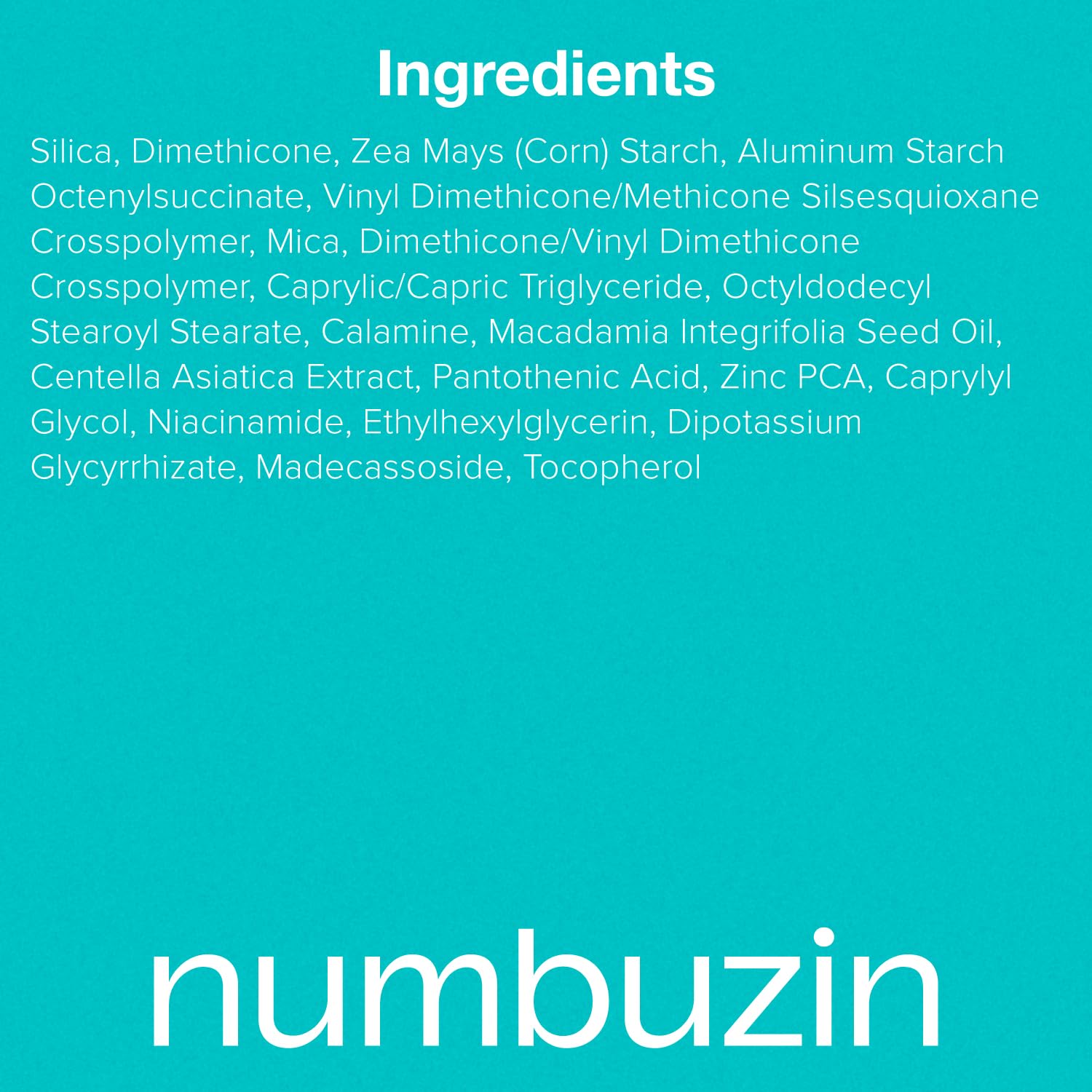 Numbuzin No.1 Powder on skin demonstrates balanced texture and smoother appearance.