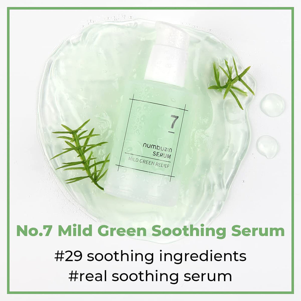 numbuzin No.7 serum gel texture on skin, quick-absorbing and non-sticky