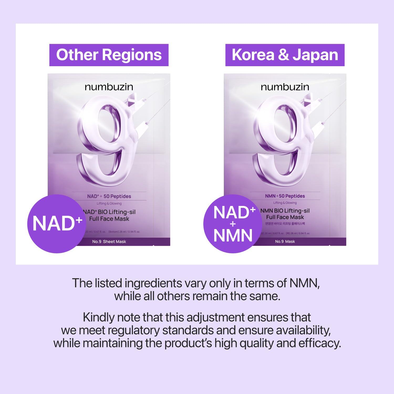 Relaxing moment during self care with Numbuzin No.9+ NAD+ mask
