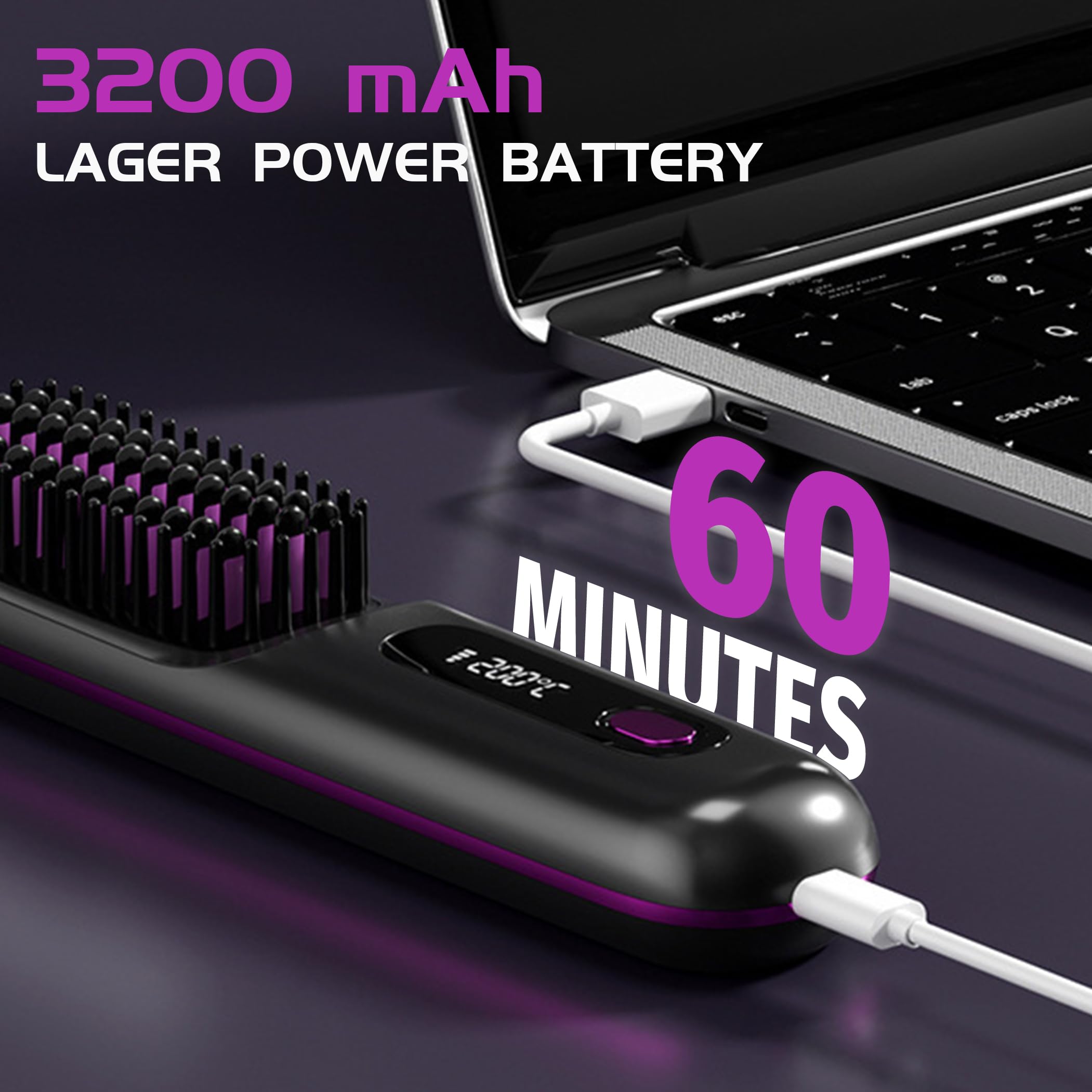 NUMOYA Go Brush Pro auto shutoff keeps styling safe.
