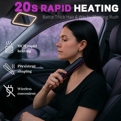 NUMOYA Go Brush Pro heat precision delivers fast, salon-ready results.