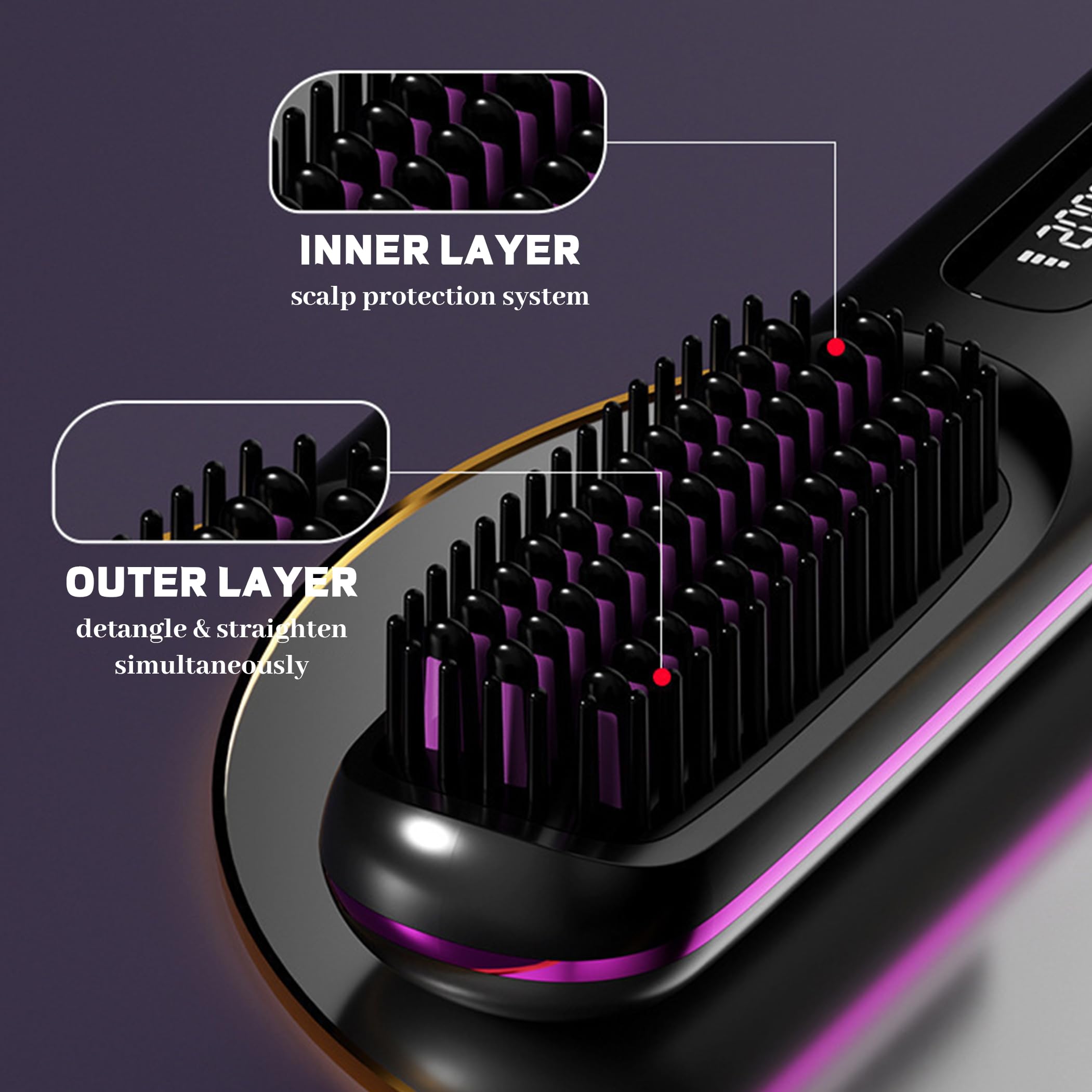 NUMOYA Go Brush Pro safety features help prevent accidents while on the move.