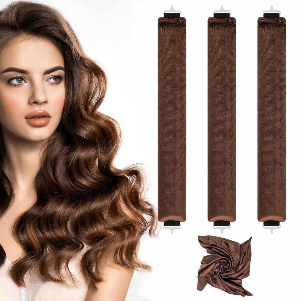 Nunflue heatless curlers pack shown for effortless overnight curls without heat.