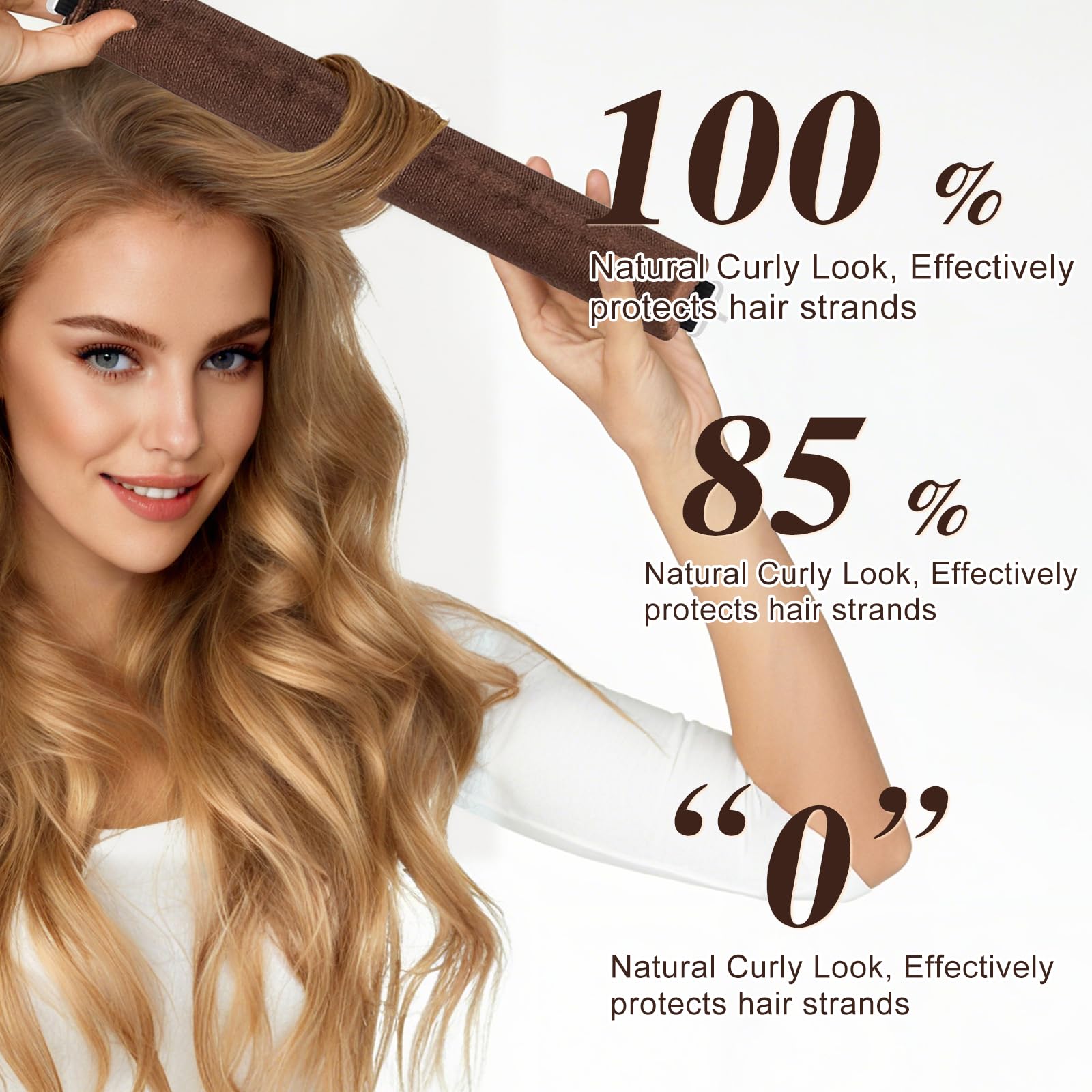 Nunflue overnight curls setup highlights no-heat styling while sleeping.