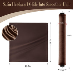 Nunflue satin-wrapped rods provide gentle grip to prevent snagging during styling.