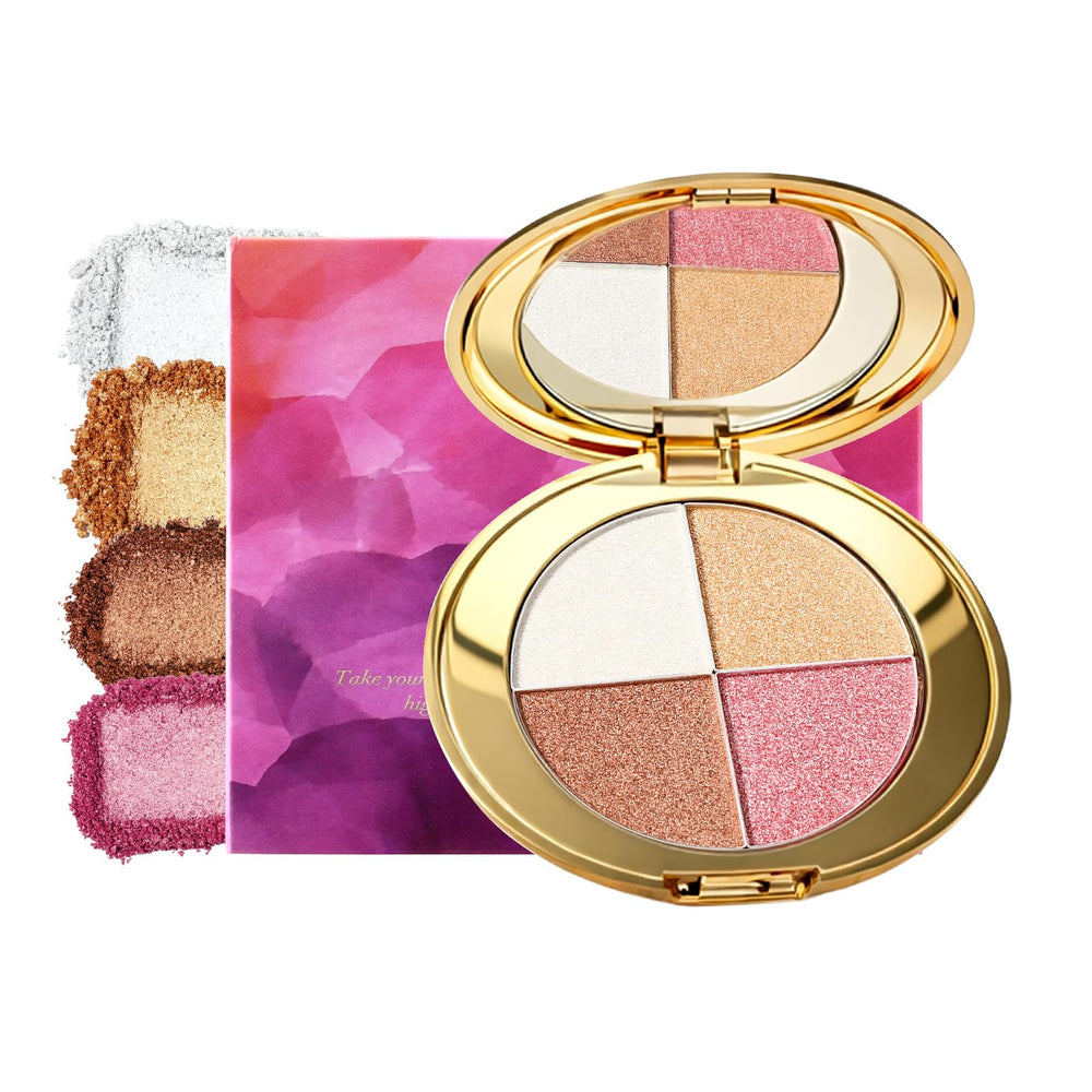 Nunuda Eyes & Cheeks Palette packaging showcases a sleek case for on-the-go beauty