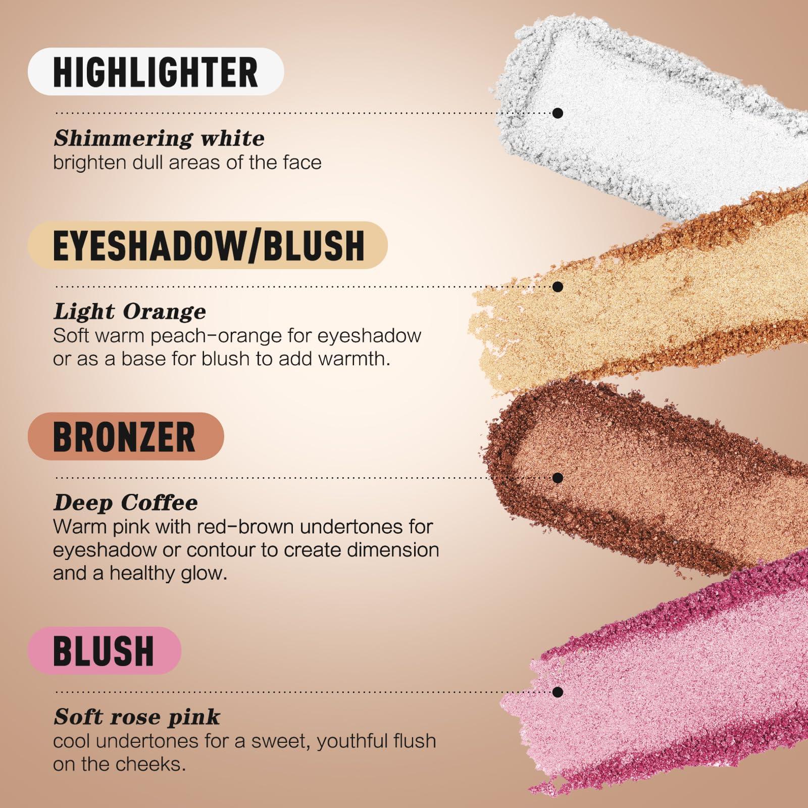 Nunuda travel compact demonstrates portability for on-the-go touch-ups