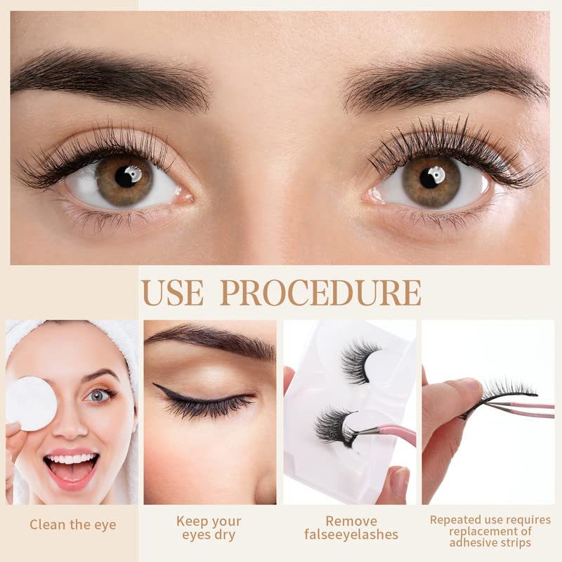 Nuogo eyelash applicator tool in use for easy, precise placement.