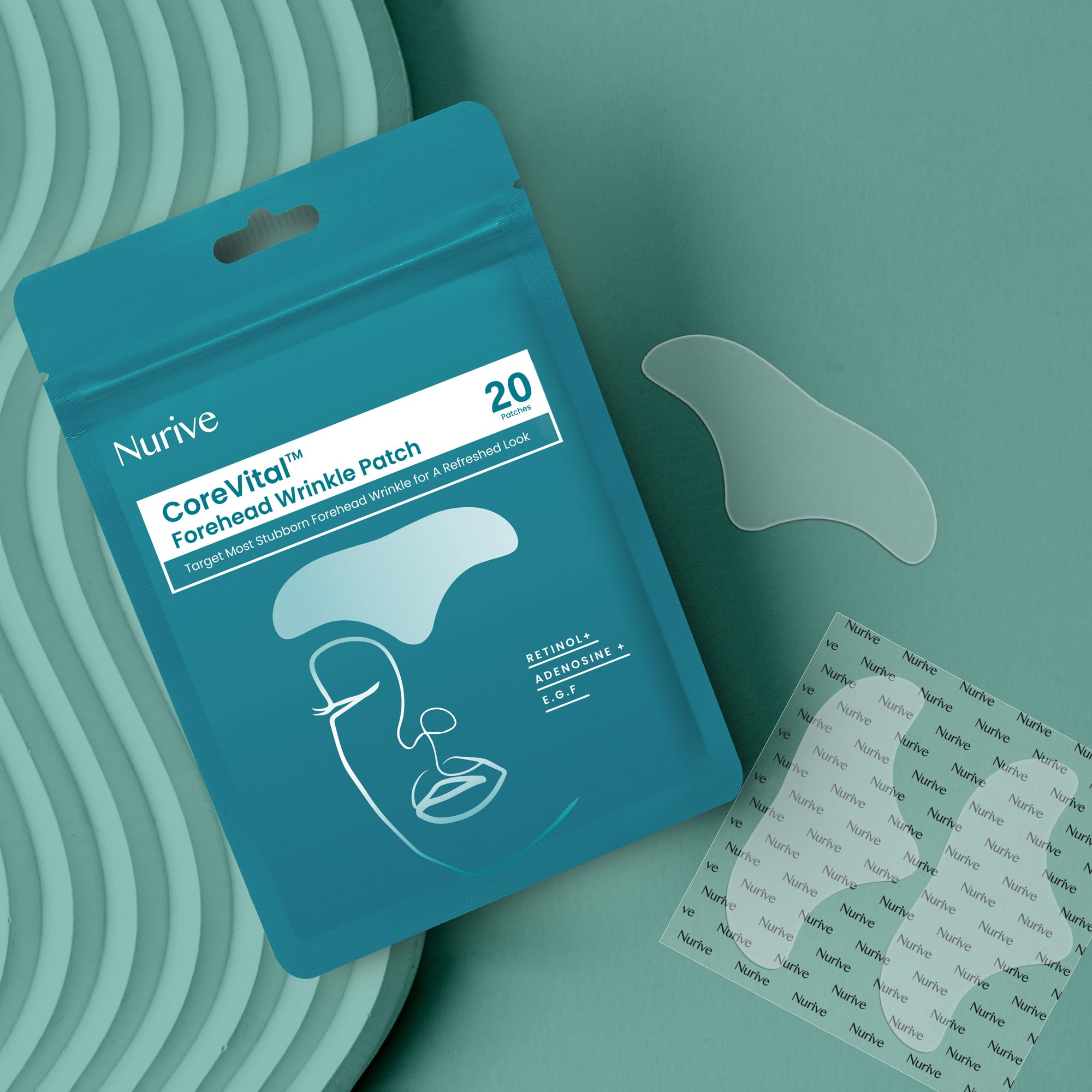 Nurive easy peel perforated film supports clean removal and convenience.
