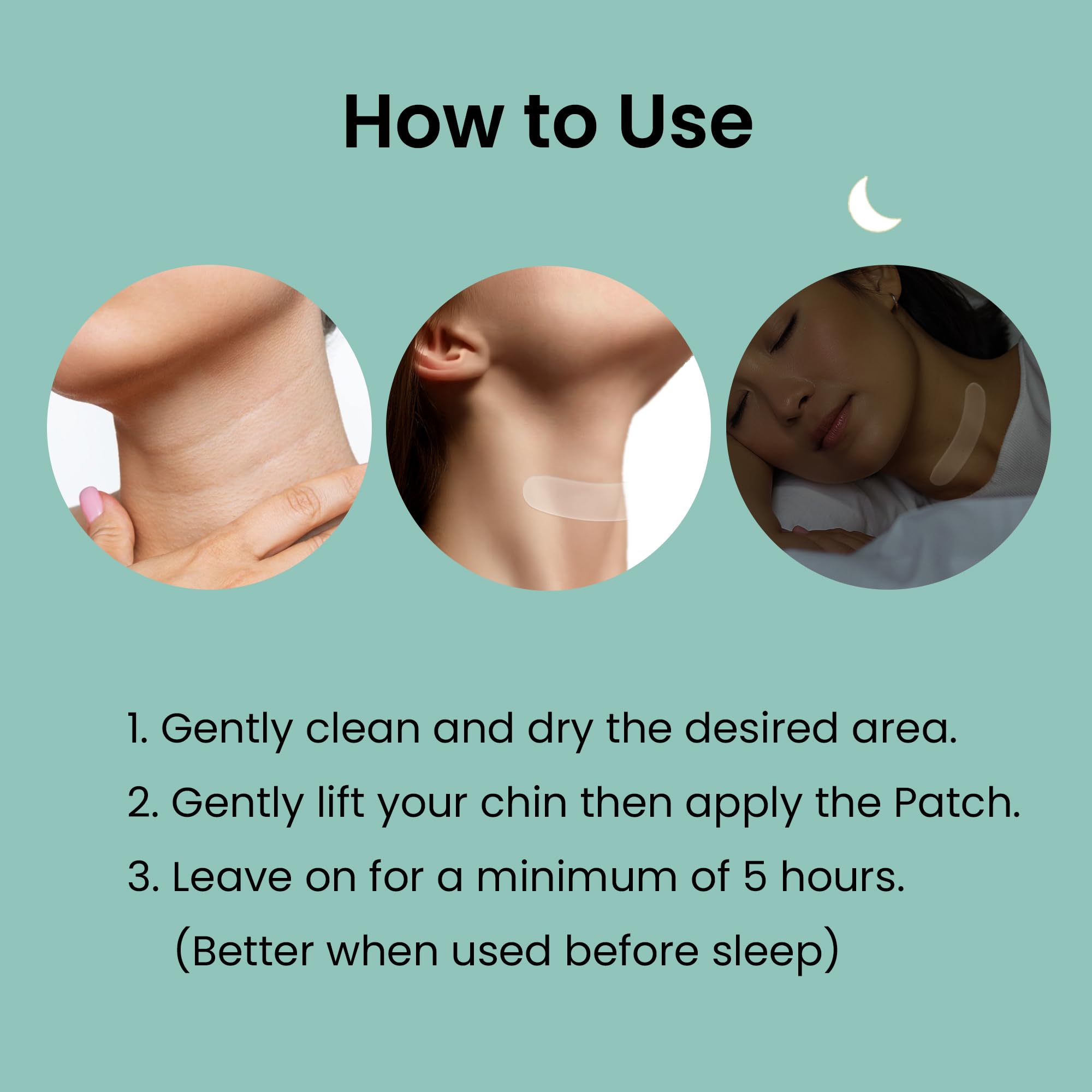 NURIVE patches infused with hyaluronate and retinol for skin nourishment.