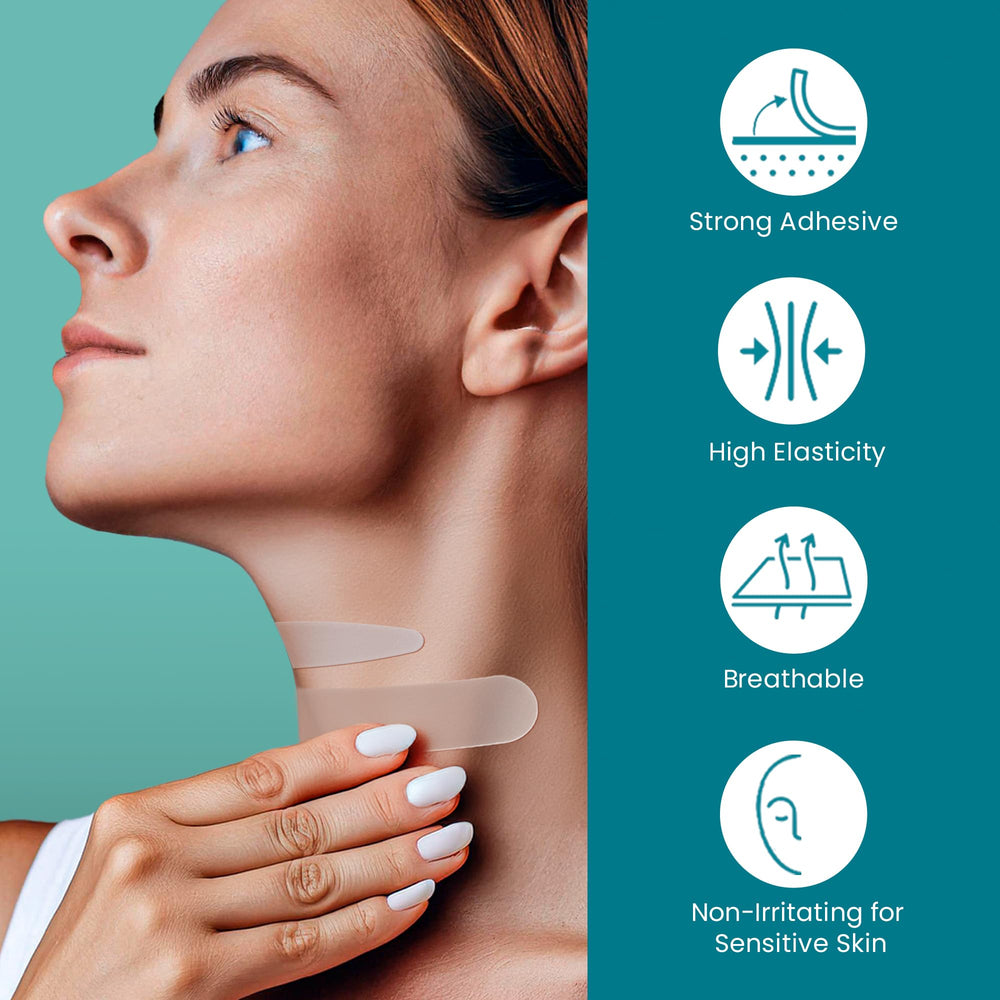 NURIVE smile line patch close-up highlighting targeted wrinkle care.