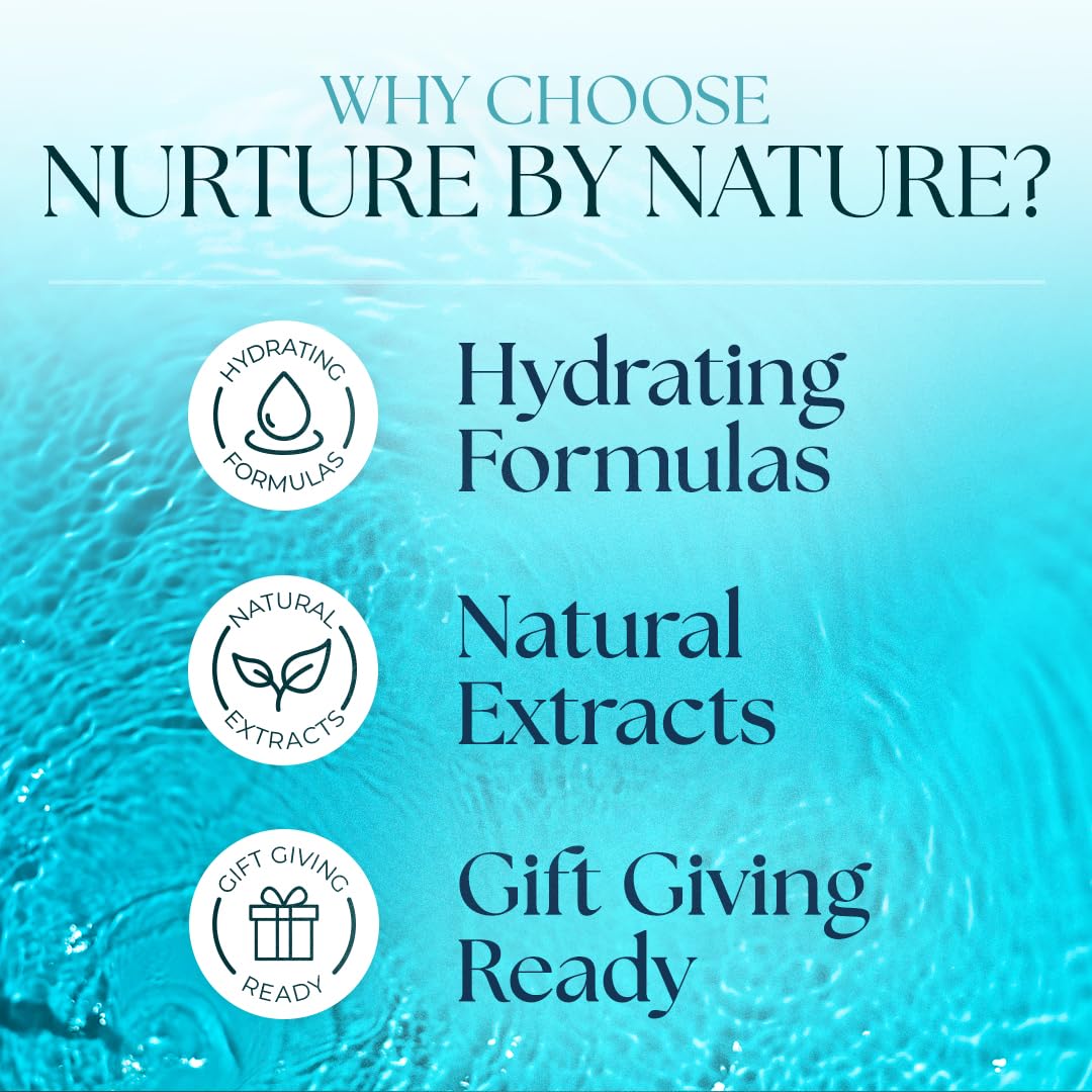 Nurture by Nature Ocean Escape soap bar for gentle cleansing with glycerin