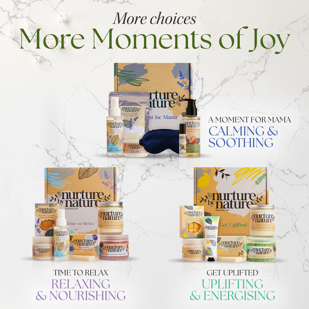 Nurture by Nature packaging close-up highlights premium presentation