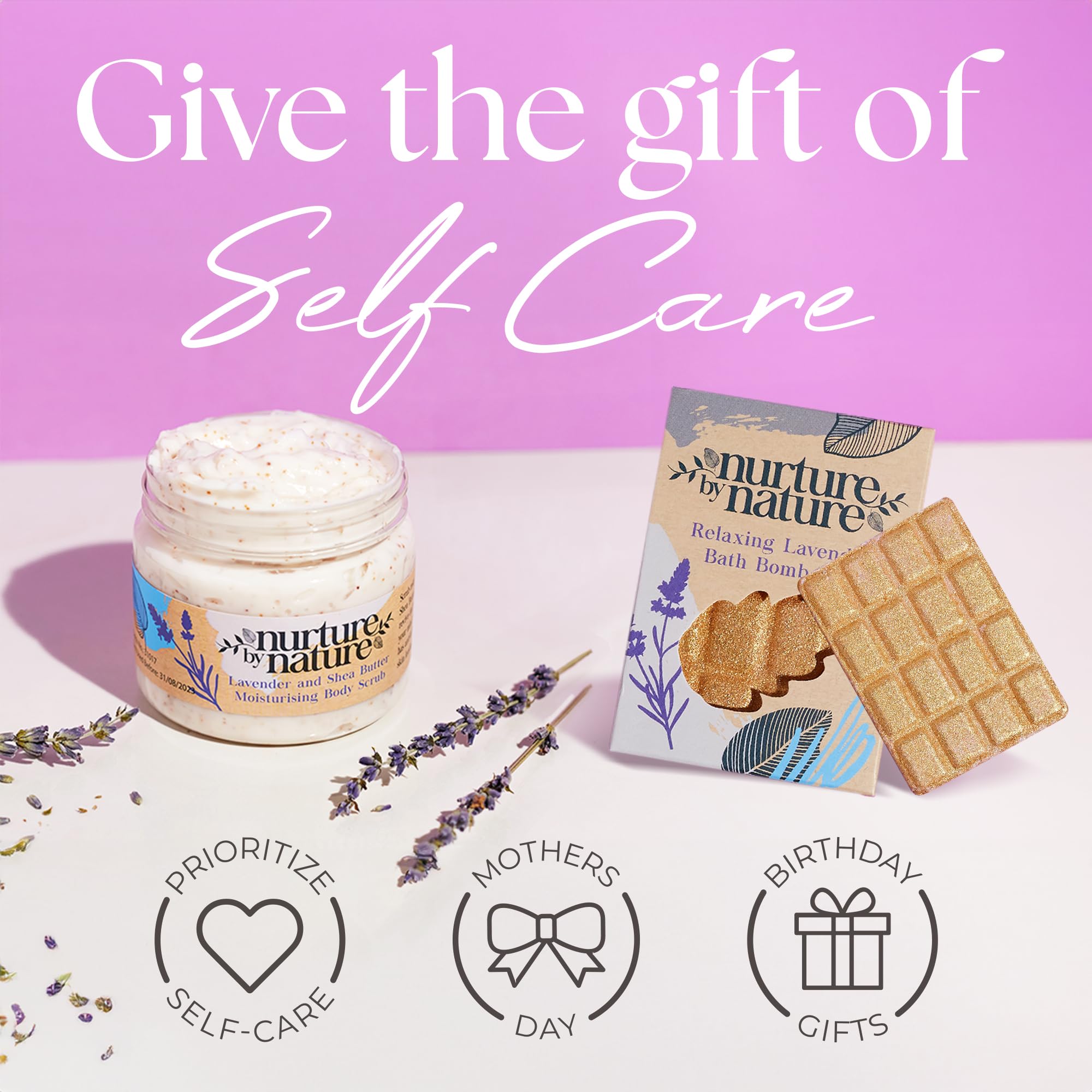 Nurture by Nature Soap image delivering cleansing with natural extracts for daily pampering.