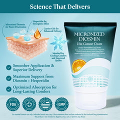 Nurturelief cooling menthol application demonstrates refreshing leg care.