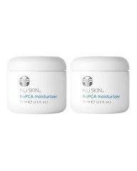 NuSkin NaPCA Moisturizer bottle closeup highlighting sleek packaging and hydration