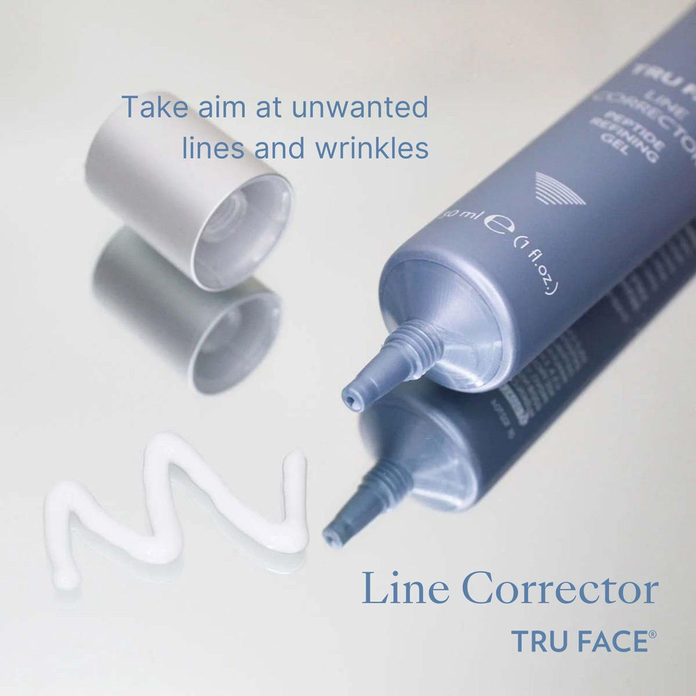 NuSkin Tru Face Line Corrector before makeup usage to prep skin for makeup look.