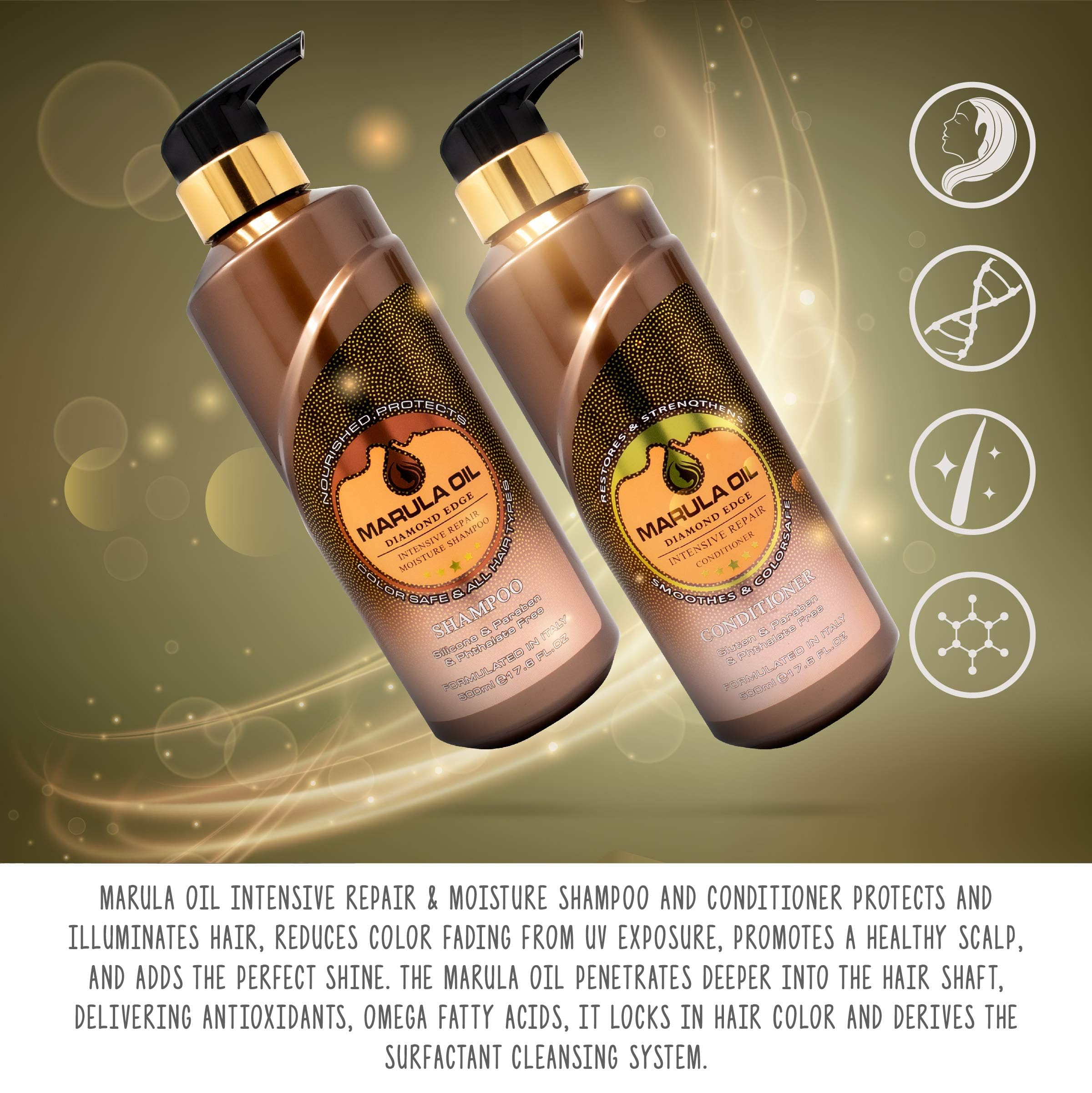 NUSPA Marula Oil Conditioner bottle with pump detangles and nourishes