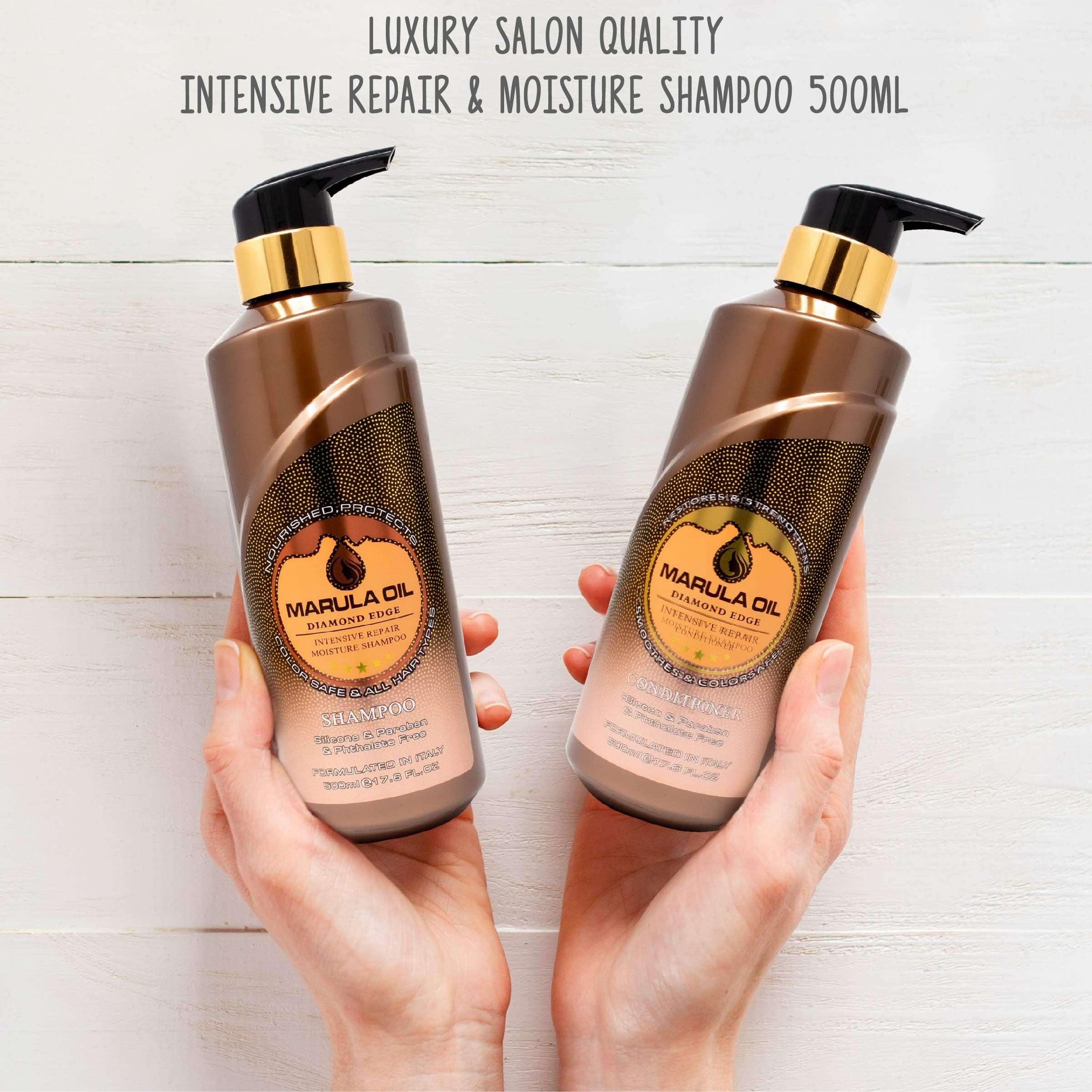 NUSPA Marula Oil bottle label detail highlights natural oils for nourishment