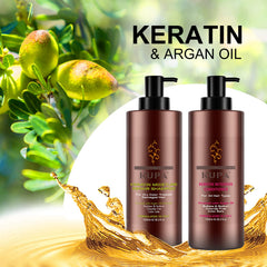 NUSPA Natural Argan Oil Conditioner bottle—silky, frizz-control care for dry curls.
