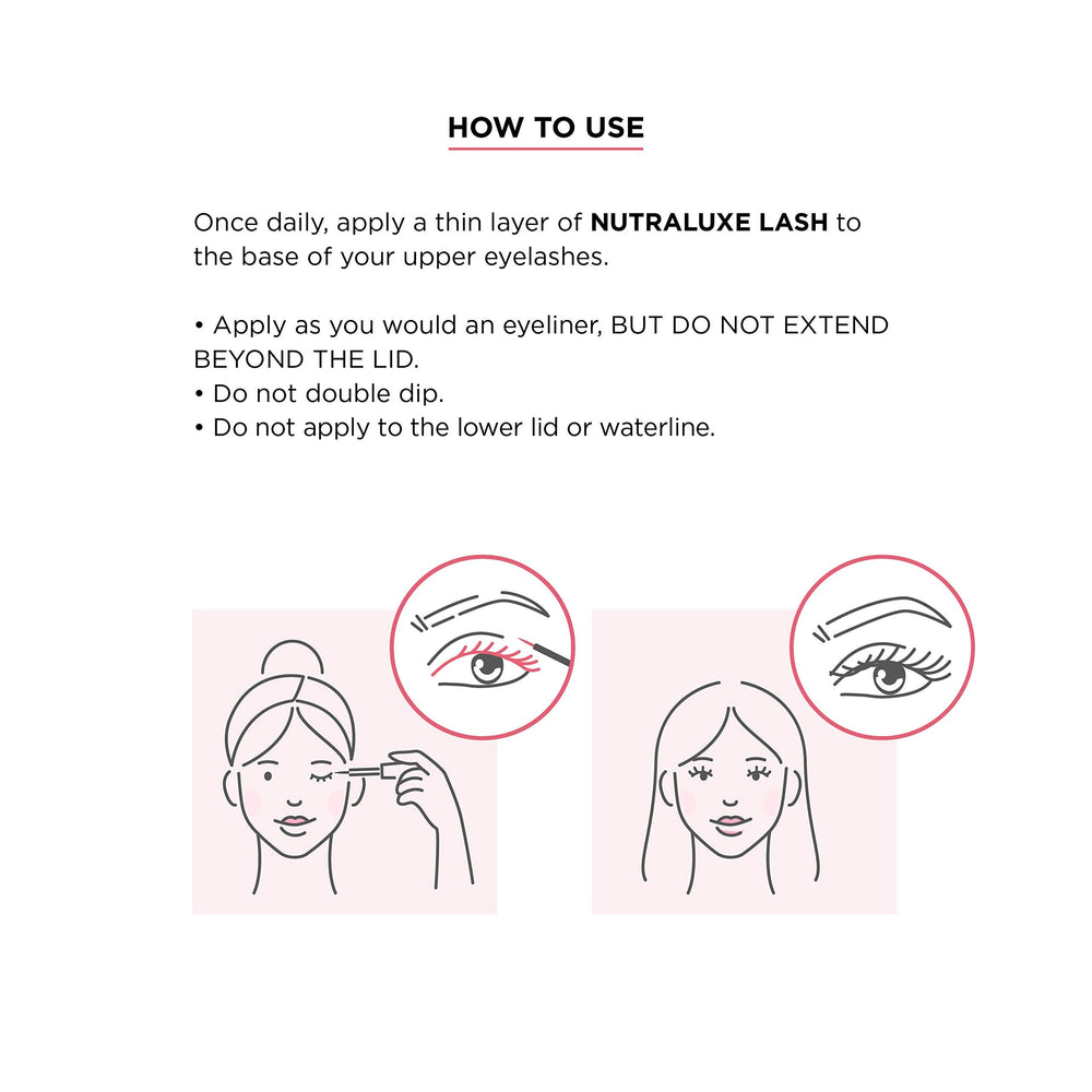 NutraLuxe Md packaging label with product details and usage