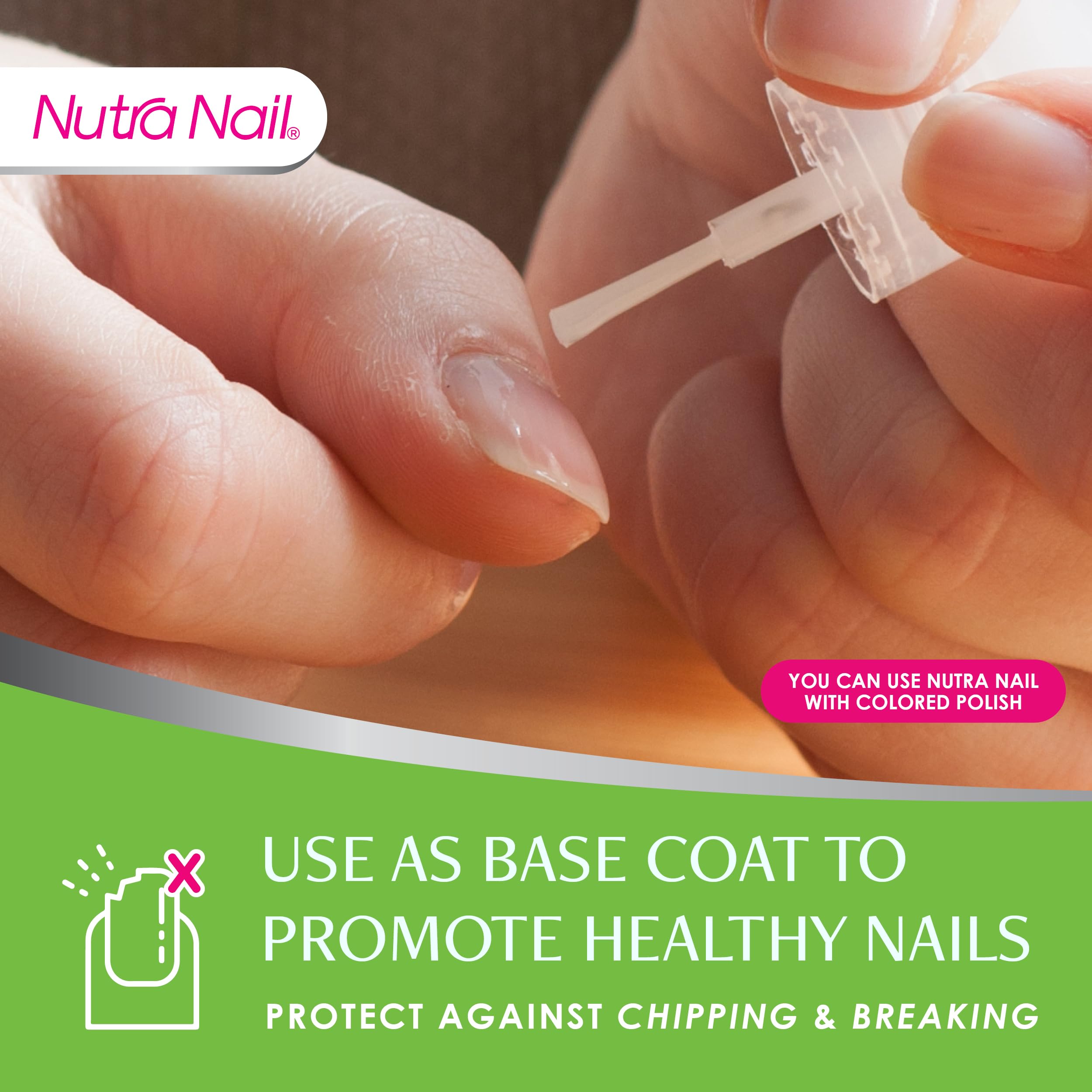 Nutra Nail brittle nails before and after comparison
