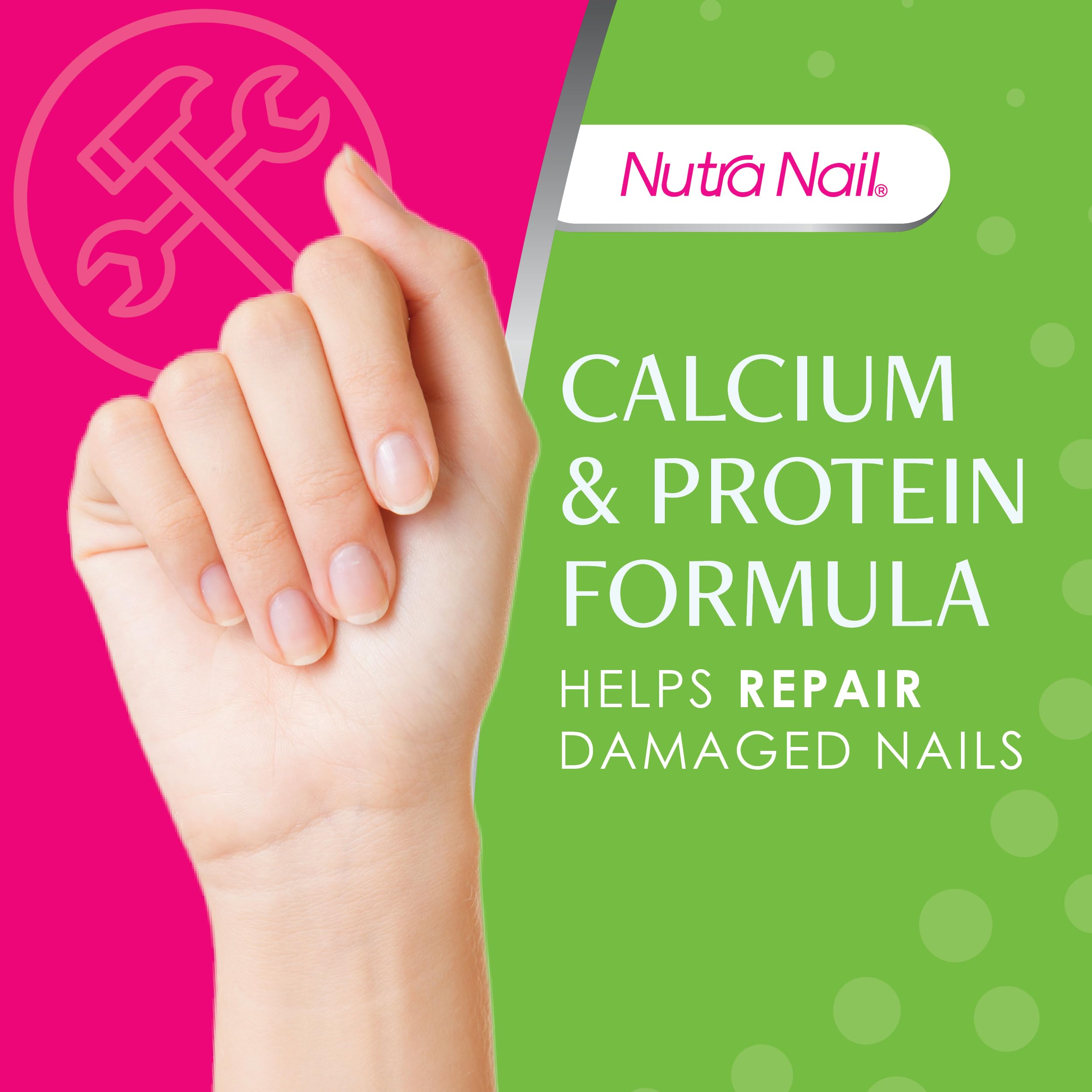 Nutra Nail nail-care serum close-up showing nourishing formula