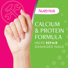 Nutra Nail nail-care serum close-up showing nourishing formula