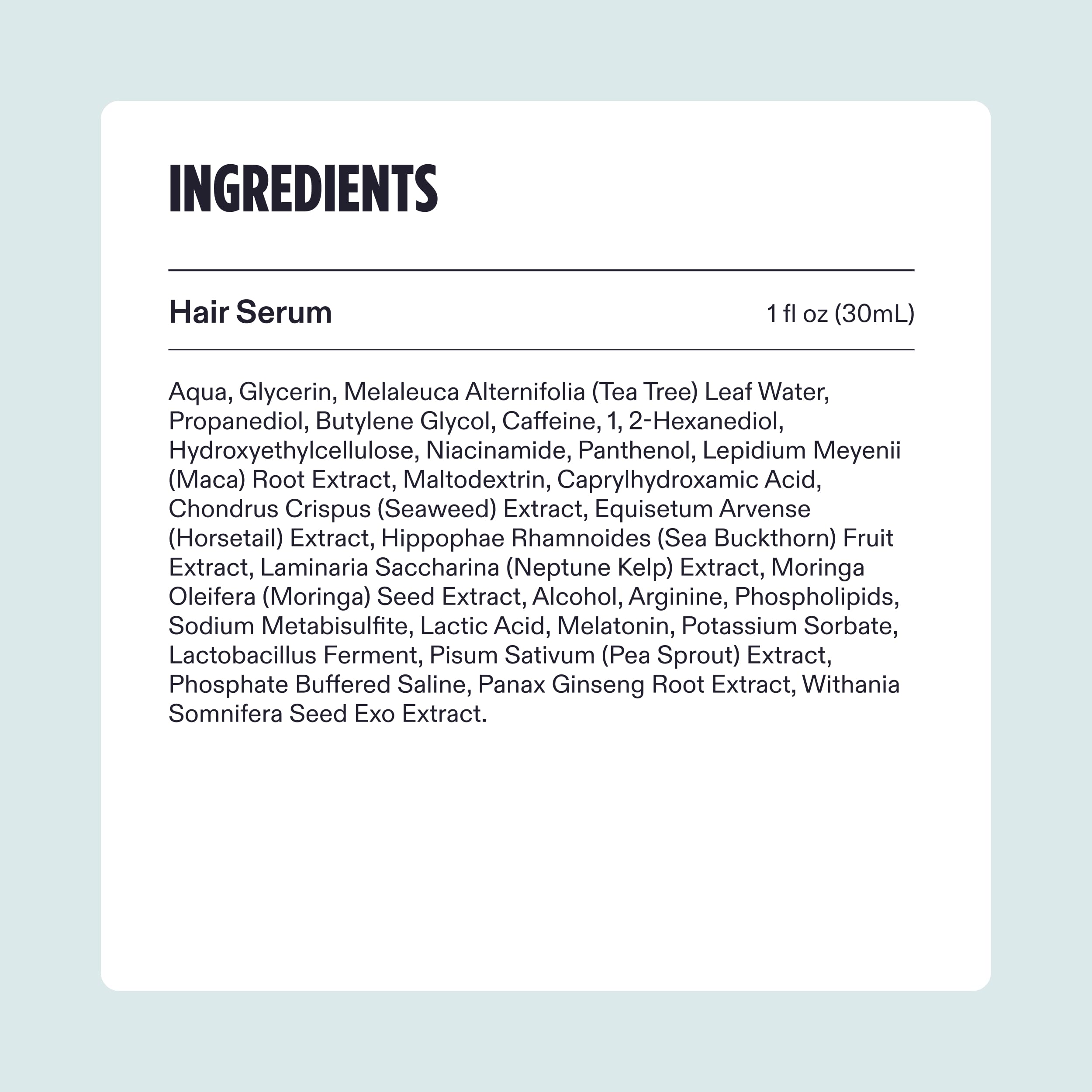 Nutrafol serum massaged into the scalp for targeted thinning care.