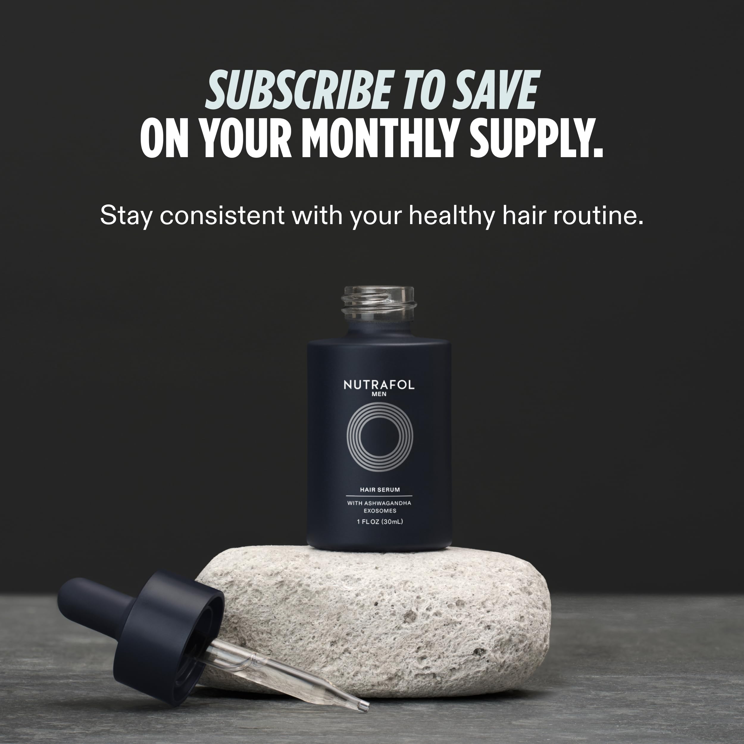 Nutrafol Irish Moss Peptides visual highlighting nourishing actives.