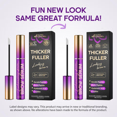 NutraHarmony close-up highlights keratin and peptides boosting brow strength.