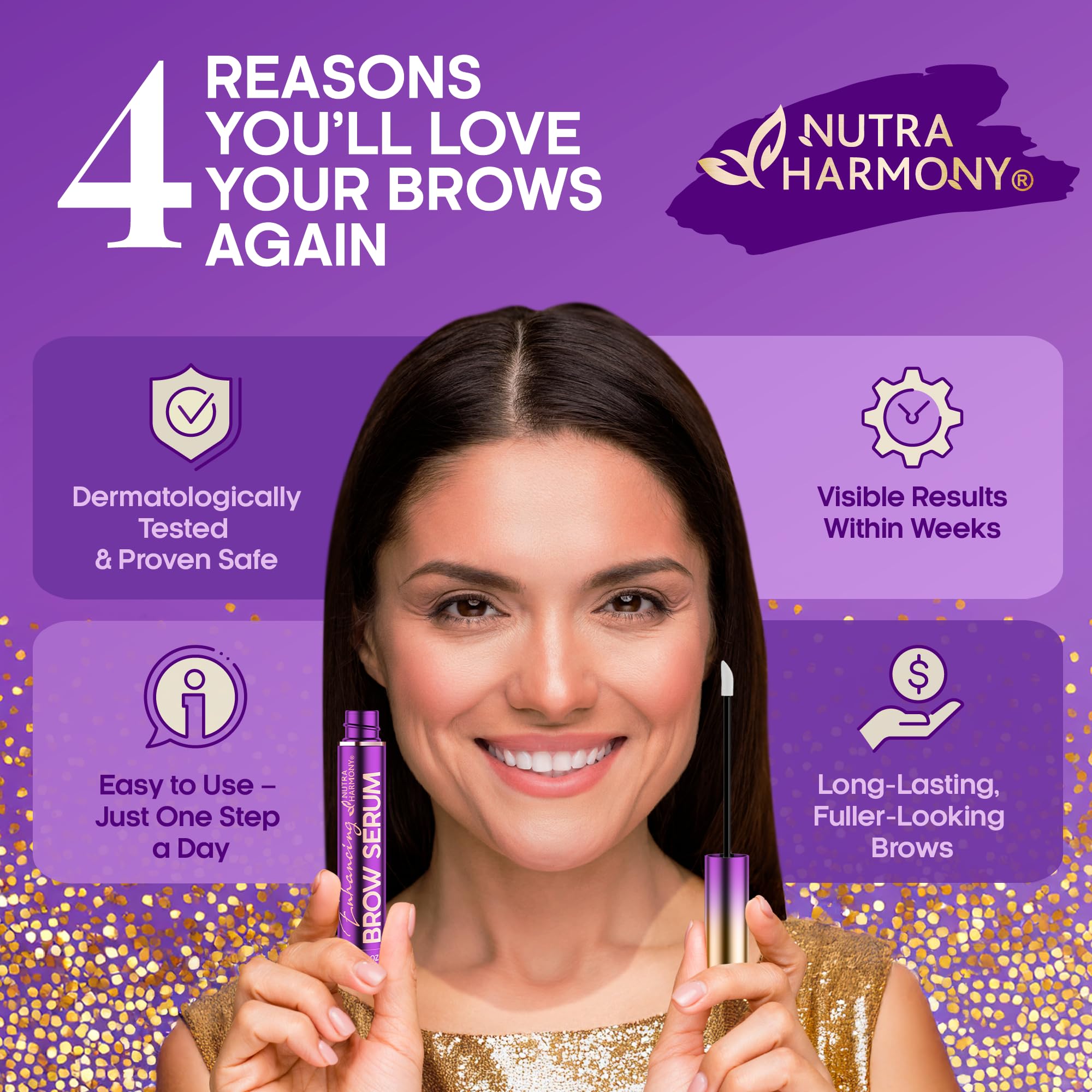 NutraHarmony vegan clean formula suitable for sensitive skin.