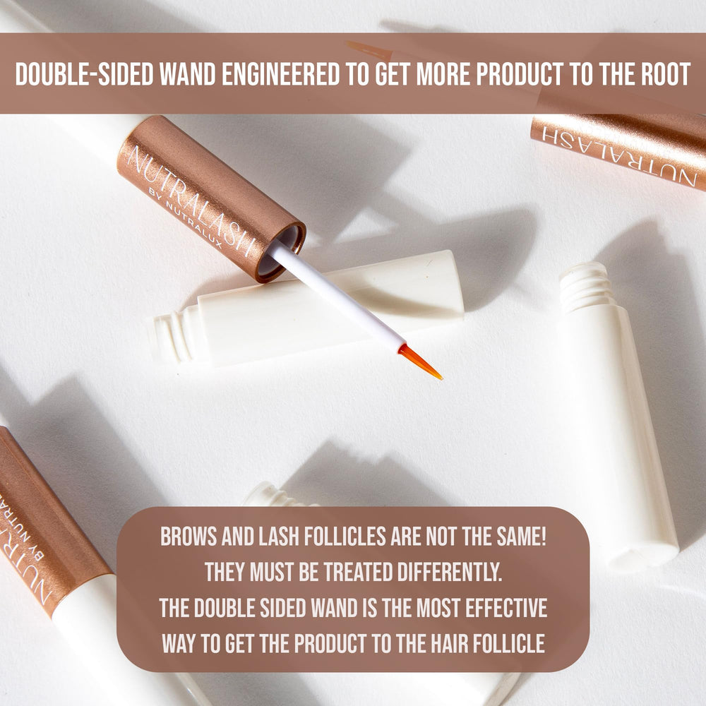 NutraLash lashes brows glow shows a refreshed look with consistent use.