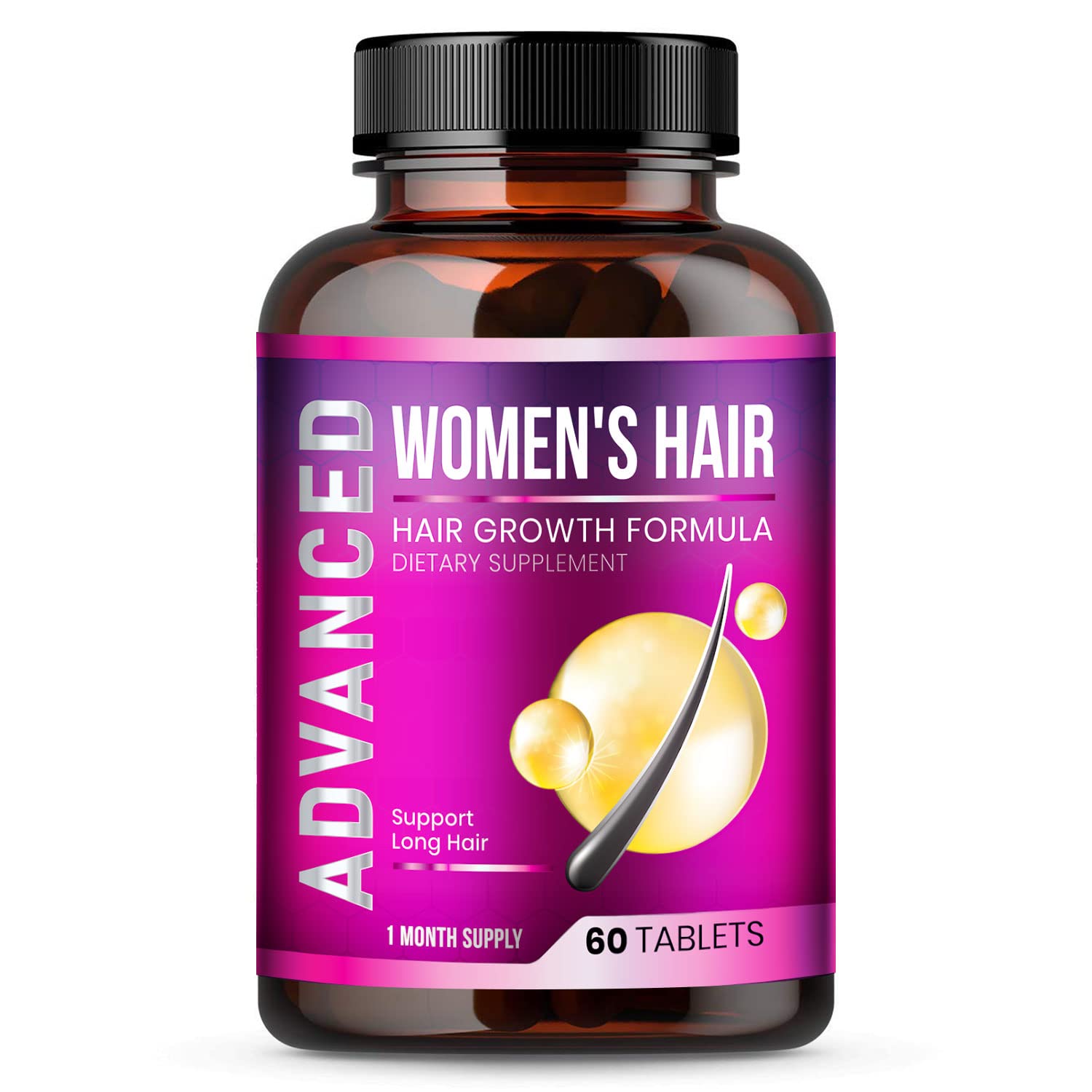 NutraPro Hair Growth bottle ready for daily use to support hair vitality.
