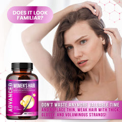 NutraPro label close-up displaying ingredients and how they contribute to hair health.