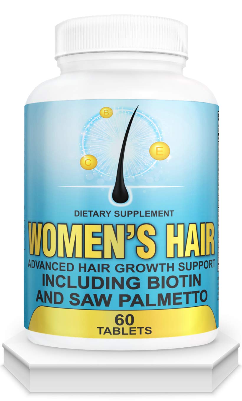 NutraPro Hair Growth Pills bottle front promotes healthier, fuller-looking hair for women.