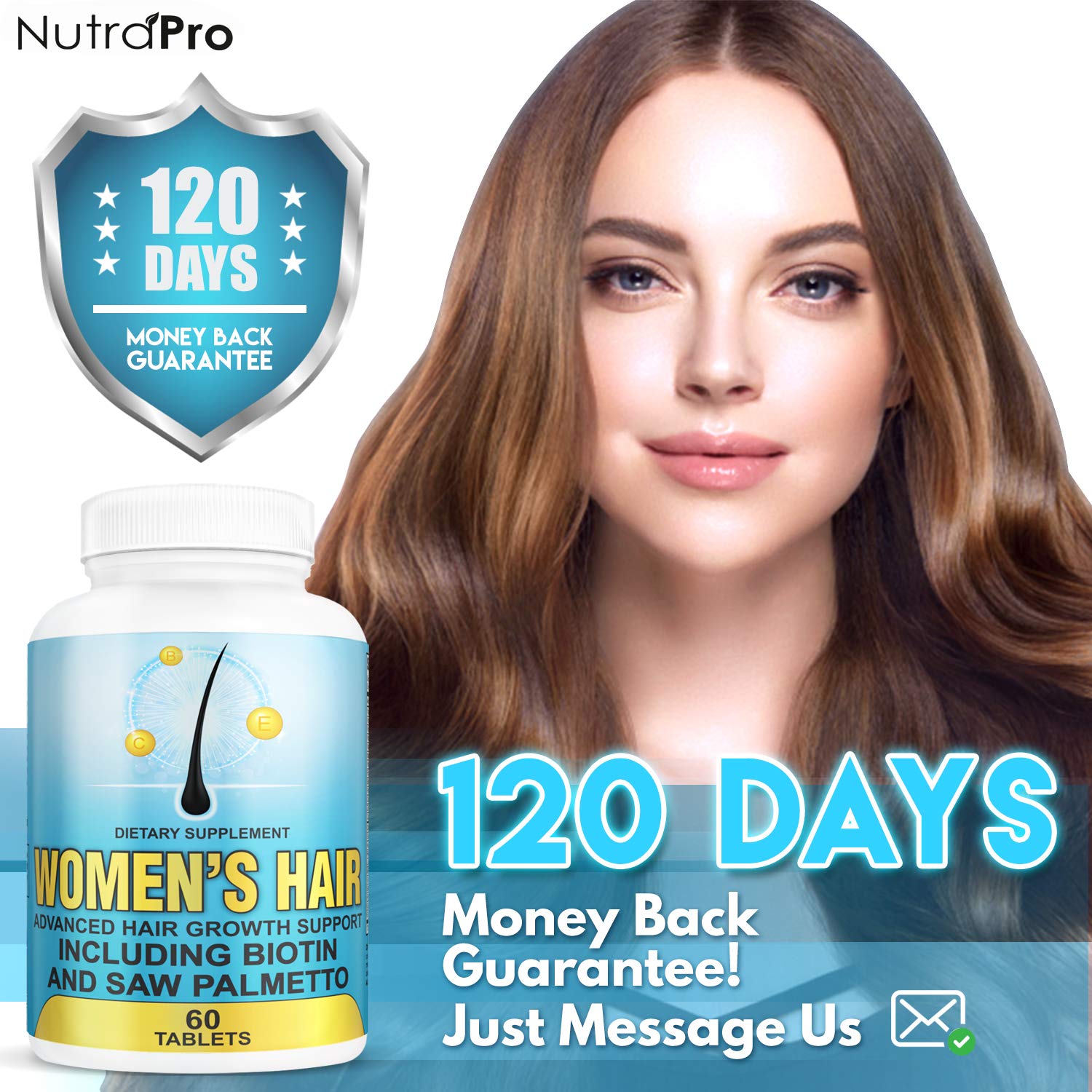 NutraPro bottle pour demonstrates easy daily use on busy mornings.