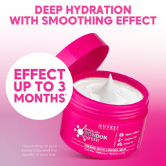 Nutree Professional Brazilian Bondox formula label closeup highlighting nourishing oils.