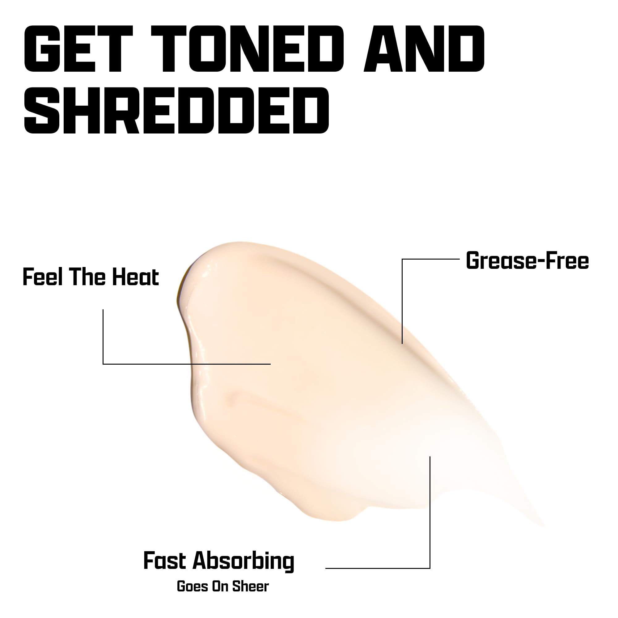 Nutrex Lipo-6 Defining Gel on legs shows improved texture and smoother appearance