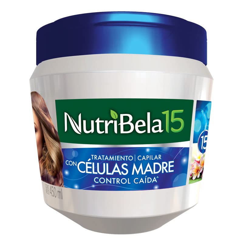 Nutribela 15 stem cells formula bottle for daily vitality and scalp care