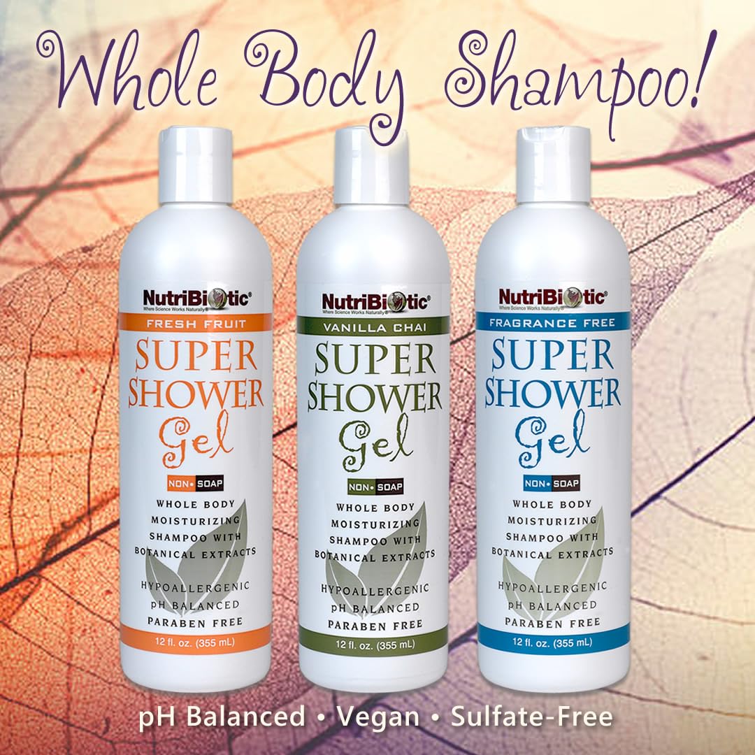 NutriBiotic fragrance-free gel with grapefruit seed extract and botanical components