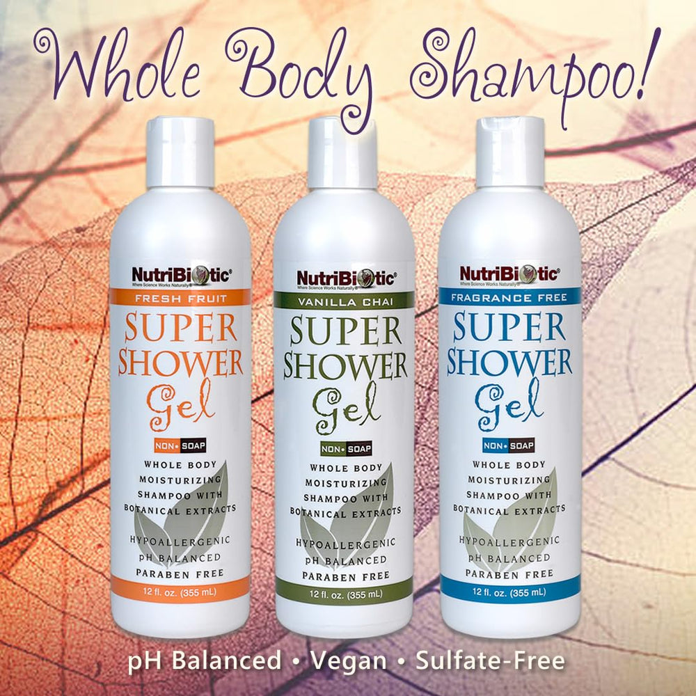 NutriBiotic fragrance-free gel with grapefruit seed extract and botanical components