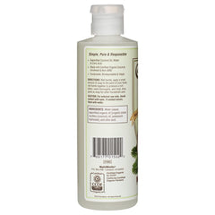NutriBiotic unscented coconut oil soap in hand, rich lather.