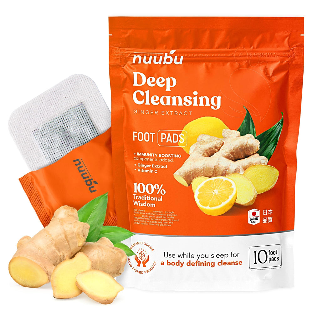 Nuubu Ginger foot pads offer warm, inviting nighttime relief