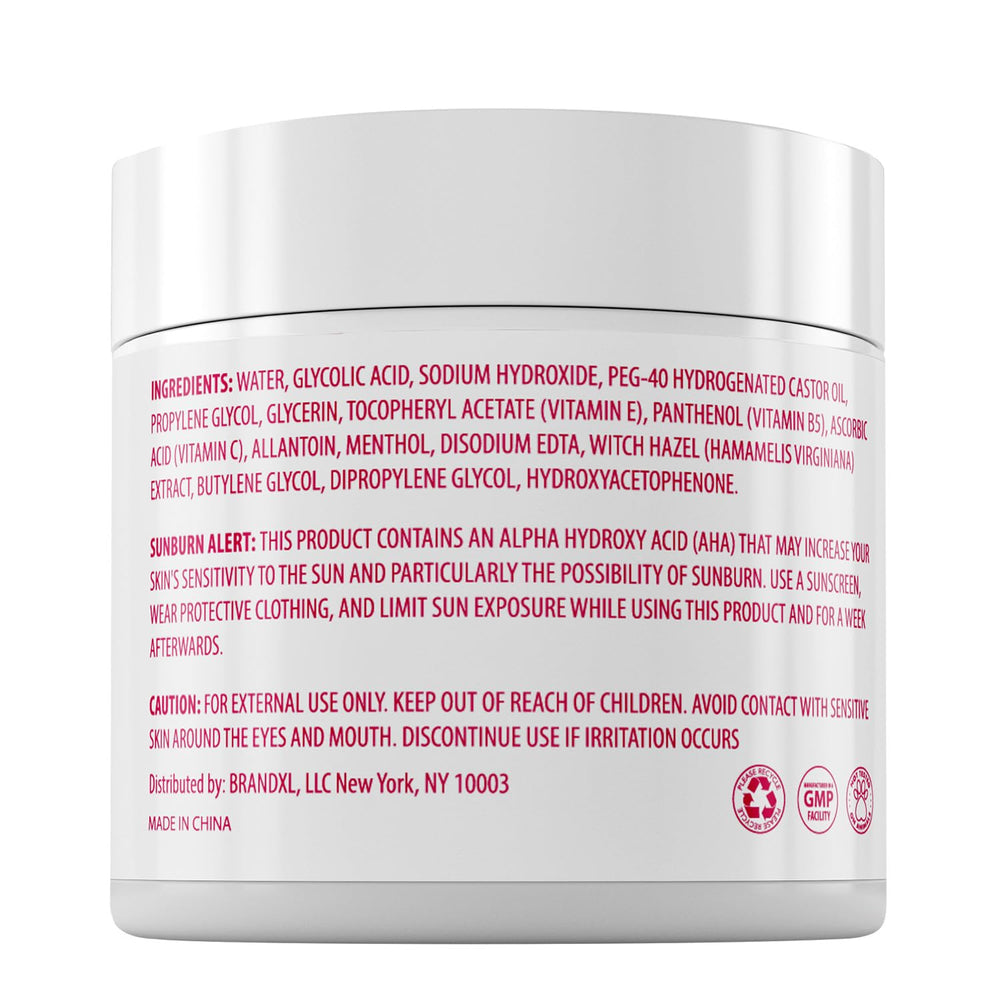 Nuva Botanicals at-home peel routine image demonstrating step-by-step usage.