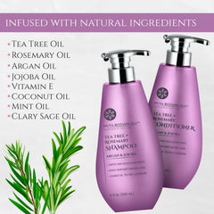 Nuva Botanicals Tea Tree Rosemary Shampoo pour offers easy daily use